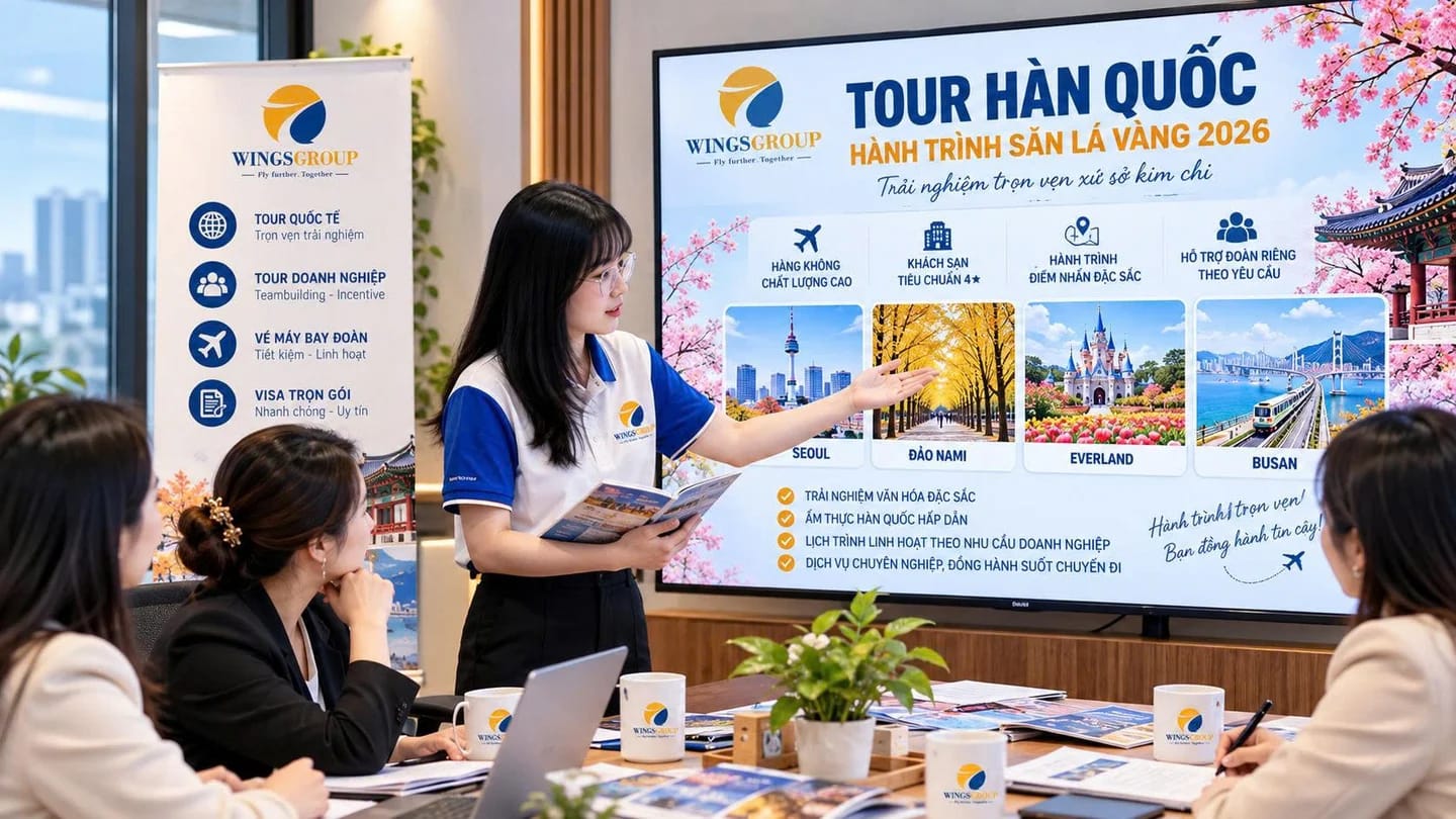 Tư vấn viên lắng nghe gia đình để thiết kế hành trình phù hợp.